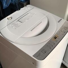 SHARP ES-GE6C-W 縦型洗濯機 6kgの画像