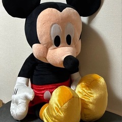 新品★ ミッキーマウス ビッグぬいぐるみ2点セットの画像