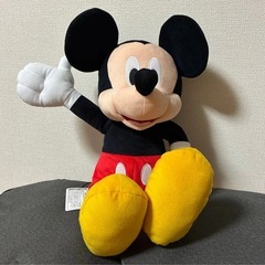新品★ ミッキーマウス ビッグぬいぐるみ2点セットの画像