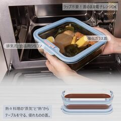 耐熱ガラス 保存容器 3点セットの画像