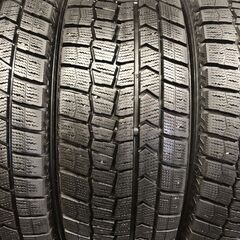 DUNLOP WINTER MAXX WM02 205/60R16 16インチ スタッドレス 4本 23年製 バリ溝 ビアンテ プレマシー ヴォクシー等　(STJ020)の画像