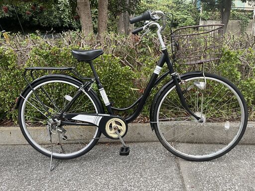 軽快車 自転車 ママチャリ 美品 変速 ママチャリ 変速機付き 美品