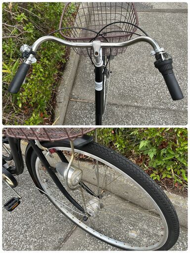 中古自転車】ファミリーサイクル 26インチ 6段変速 Merletto ママチャリ