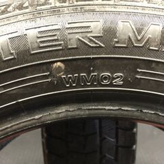 DUNLOP WINTER MAXX WM02 175/65R15 15インチ スタッドレス 2本 20年製 バリ溝 スイフト キューブ スペイド アクア等　(STJ022)の画像