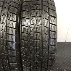 DUNLOP WINTER MAXX WM02 175/65R15 15インチ スタッドレス 2本 20年製 バリ溝 スイフト キューブ スペイド アクア等　(STJ022)の画像