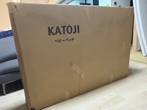 KATOJI(カトージ)ベビーベッド 70×120cm ハイポジション。 
