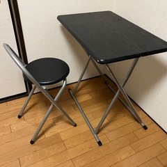 折りたたみ机、椅子 受け渡し予定者決定の画像