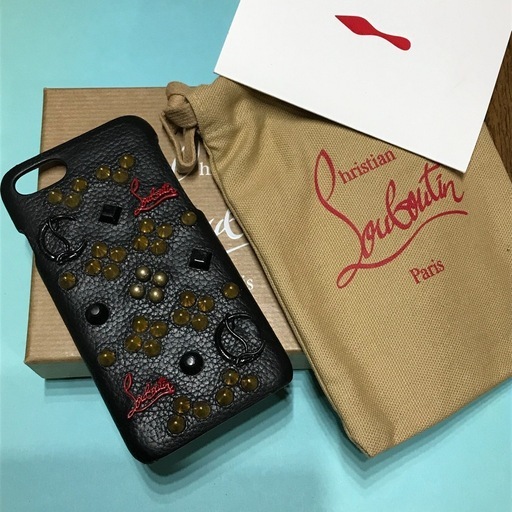 激レア クリスチャンルブタン スタッズ iPhoneケース SE SE2 SE3 付属品付