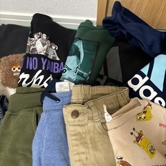 子供服男の子裏起毛120と110の画像