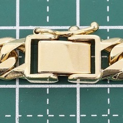新品 ゴールド 6面カット ダブル喜平 極 太ネックレス  50.5cm 84.3ｇ上質質感高品質  重量感光沢 大人気メンズ 高級感の画像
