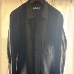 ショット　シープレザートラッカージャケットの画像