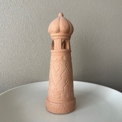 陶器 灯台型 置物　オヴジェの画像