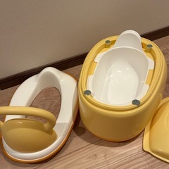 おまる 補助便座 トイレトレーニング の画像