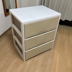 3段チェスト　収納ケース（引き渡し予定者決定しました）の画像