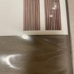 IKEA新品！！お洒落なモカブラウンのカーテン の画像