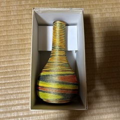 京都　美しい糸の花瓶　花器　古美術　古道具　染織の画像