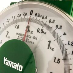 yamato 普及型上皿はかり SDX-8 上皿自動はかり 秤量8.0kg 大和製衝 ワイド平皿仕様 デカ目盛板 使用範囲200g~8kgの画像