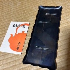 未使用品玉川堂 銅製 飾り皿/ペン皿　 金属工芸 骨董品 インテリアの画像