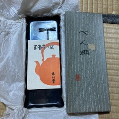 未使用品玉川堂 銅製 飾り皿/ペン皿　 金属工芸 骨董品 インテリアの画像