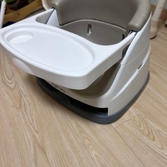 Ingenuity インジェニュイティ ベビーベース 2in1 (カシミヤ) 万能ブースターシート ローチェア お食事チェア 専用収納トレイ付き 6か月頃～の画像