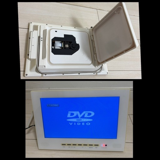 防水10インチポータブルDVDプレーヤー
