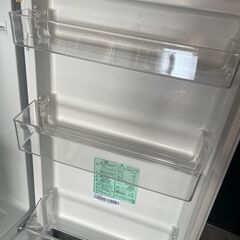 2021年製 冷蔵庫162L（1〜2人用）ホワイトの画像