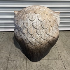 フクロウ 信楽焼 陶器 置物 梟の画像