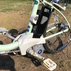 整備済◆電動アシスト自転車    3段ギア　パナソニック リチウム  vivi　の画像
