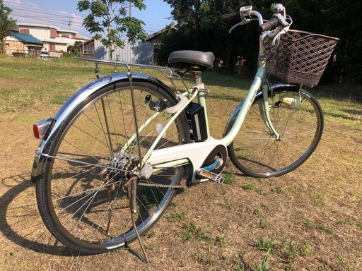 値下げ◆整備済◆電動アシスト自転車    3段ギア　パナソニック リチウム  vivi　