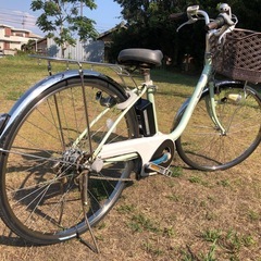 整備済◆電動アシスト自転車    3段ギア　パナソニック リチウム  vivi　の画像