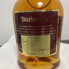 Burberry's 10年ウイスキーの画像