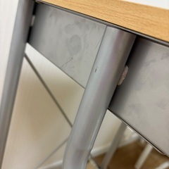 パソコンテーブル　キャスター付の画像
