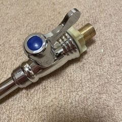 新品！スパウト水栓　蛇口　スワンネックシルバー色　の画像