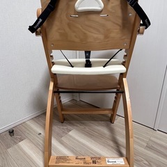 【美品】ビヨンドジュニア　ハイチェア　ナチュラルホワイト　お渡し相談可の画像