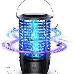 電撃殺虫器 強化版 USB充電式 大容量3600mAh IPX6防水 コバエの画像