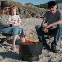 BLUE SKY ニ次燃焼　庭でも焚き火ができる　煙の少ない焚火台　の画像