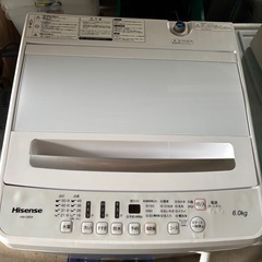 ●ハイセンス　6kg 全自動洗濯機●2021年製の画像