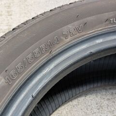 ブリヂストン２０２２年製夏タイヤ　１６５／５５Ｒ１４　 ４本セットの画像