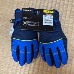 100サイズ　スノーウェア手袋付　スキーウェアグローブ付き　　　の画像