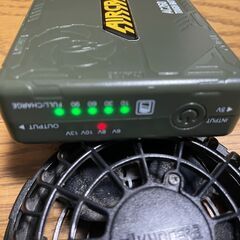 BURTLE　バートル　FANセット　１３V　AC260（13V）　AC270/271　中古品（少し難あり）の画像