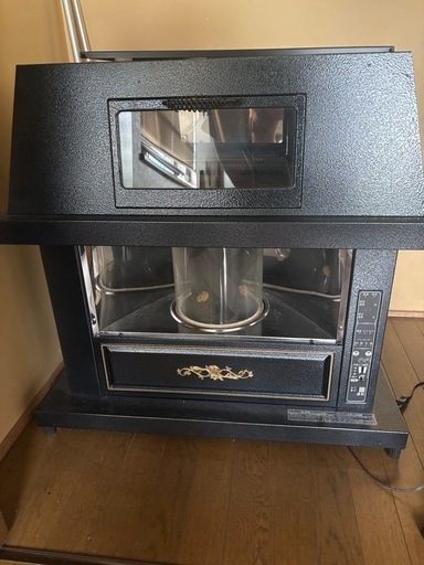 石油ストーブ 暖房器具 昭和レトロ 引取歓迎　薪ストーブ風