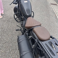 ホンダ Rebel （レブル） 250Sエディション マットブラックxブラウンシートの画像
