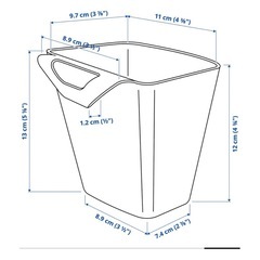 (ほぼ新品) 4コIKEA 小物入れ / 収納の画像