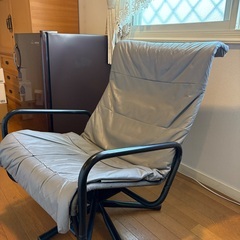 ハイバックチェア　イノベーター製　革張りの画像