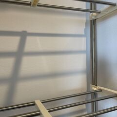 BAOYOUNI つっぱり棚 洗濯機ラック ランドリーラック【３段】の画像