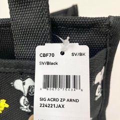 コーチ スヌーピー カーゴ トートバッグ ショルダー レディース キャンバスの画像