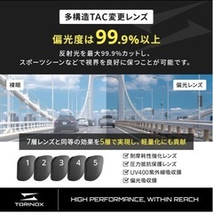 TORINOX サングラス メンズ 偏光 UVカットの画像