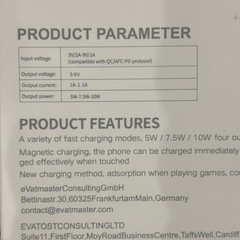 🌟 掘り出し市49.🌟ワイヤレス充電器　モバイルバッテリー10000mAh　2点まとめ売り　　転売o.k.！の画像
