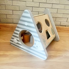 スタッキングカップ　＆　木製動物形ブロック　PolarB  知育玩具の画像