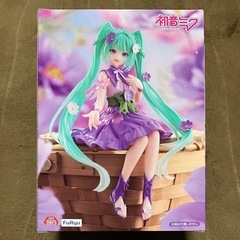 初音ミク　ぬーどるストッパーフィギュア　紫のコスモスの画像